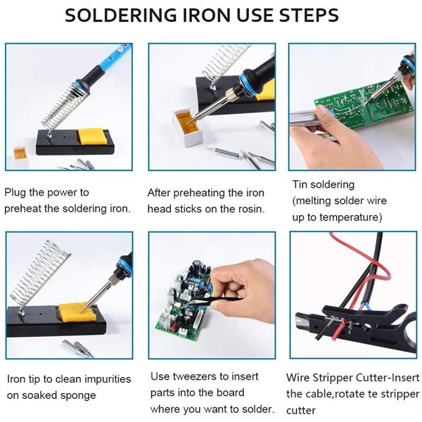 220V 60W EU Plug Soldering Handy Kit