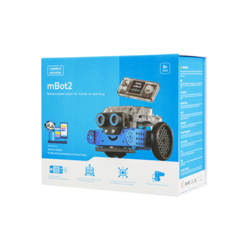 mBot 2 Robot Toys, Robot Kit STEM Projects for Kids Ages 8-12, Coding for Kids Support Scratch & Python Programming, STEM Toys Building Toys Gifts for Boys Girls 8+ Years Old