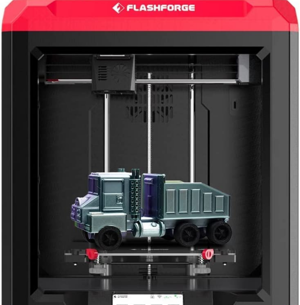 FlashForge 3D Printer Finder 3 with Dual Platforms, Larger Print Size 190x195x200mm for Education and Family Use, Direct Drive Extruder Works with ABS/Hips/PETG/TPU/PLA PRO Filaments