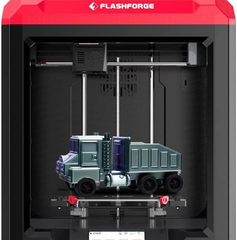 FlashForge 3D Printer Finder 3 with Dual Platforms, Larger Print Size 190x195x200mm for Education and Family Use, Direct Drive Extruder Works with ABS/Hips/PETG/TPU/PLA PRO Filaments