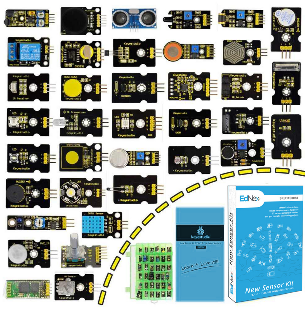 30 Sensor Kit Explore the World of Robotic Sensors and Artificial Intelligence