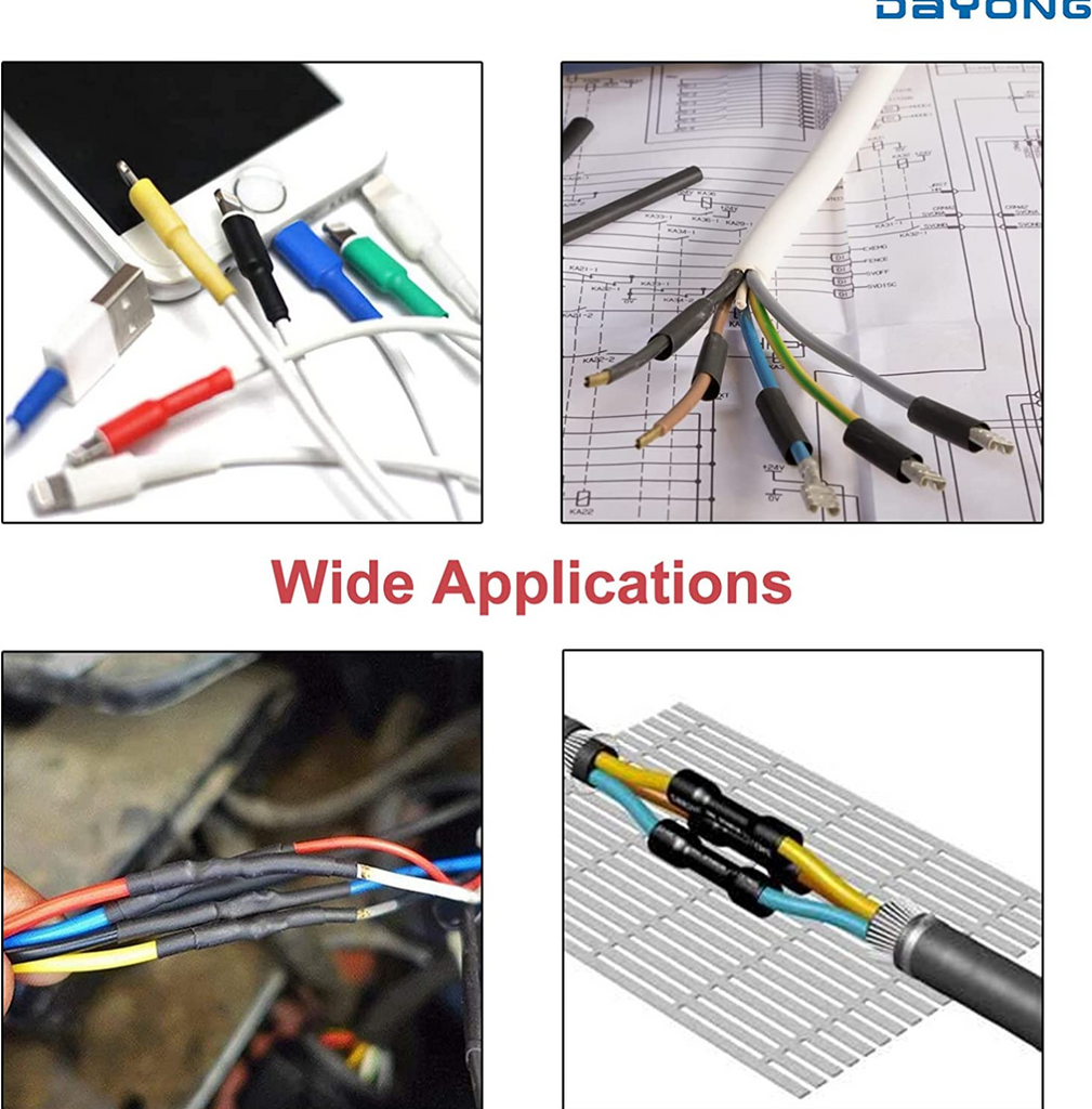 530pcs Colorful Heat Shrink Tubing Insulation Set