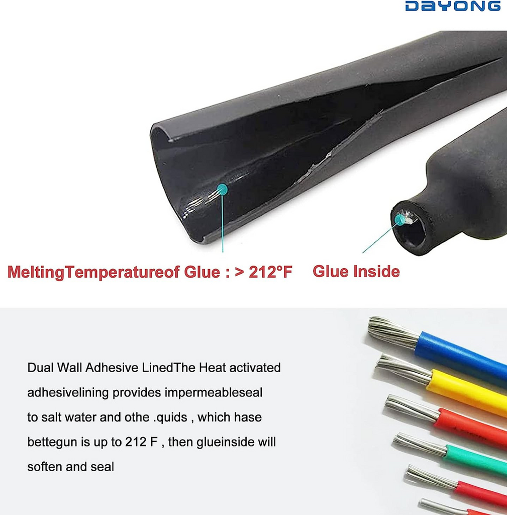 530pcs Colorful Heat Shrink Tubing Insulation Set