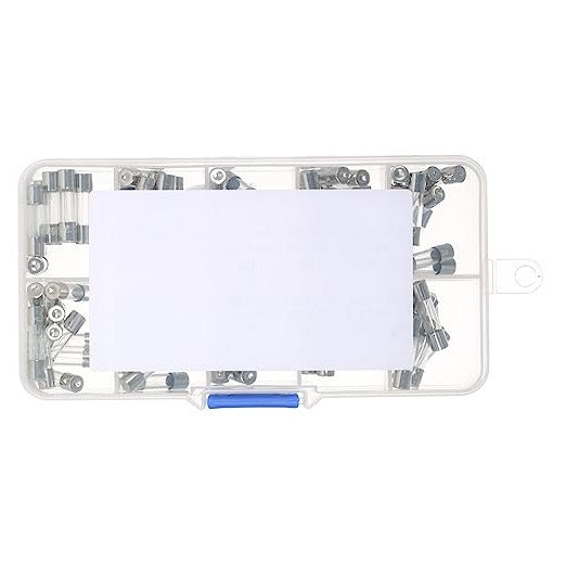 100PCS 5*20mm Glass Fuse Current Fuses Kit (Plastic Box)