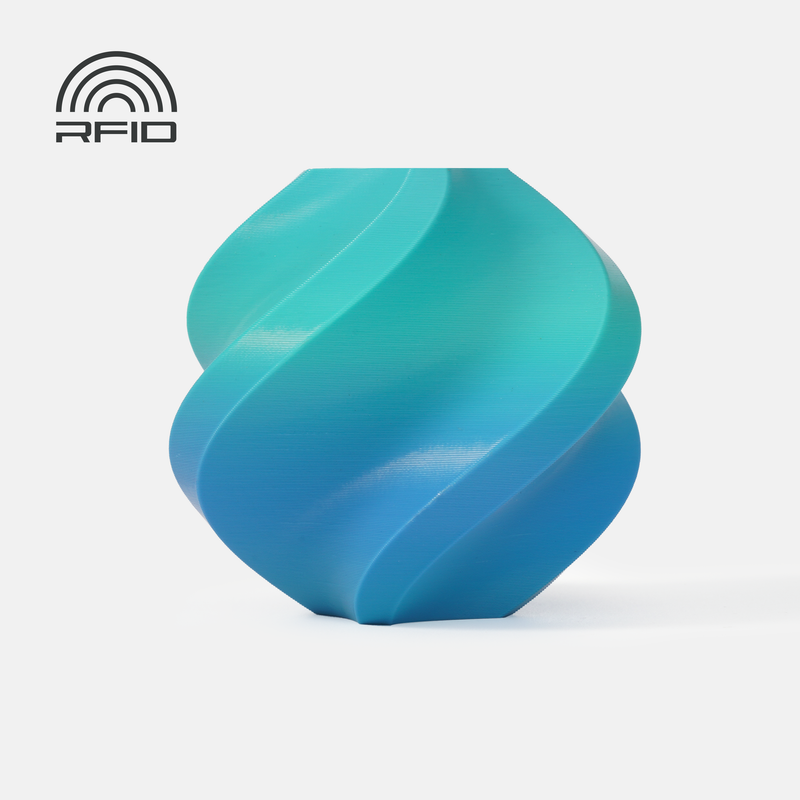 Bambu PLA Basic-Ocean to Meadow- with Bambu Reusable Spool