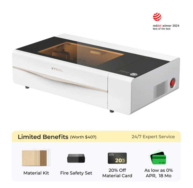 XTool P2 - The Ultimate AI Powered Laser Cutter for Design & Technology Labs, and Creative Businesses