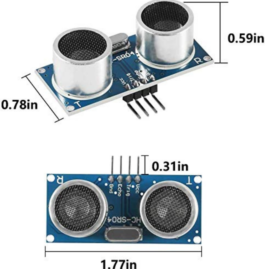 3.3-5.5V HC-SR04+ Ultrasonic Sensor 4pin