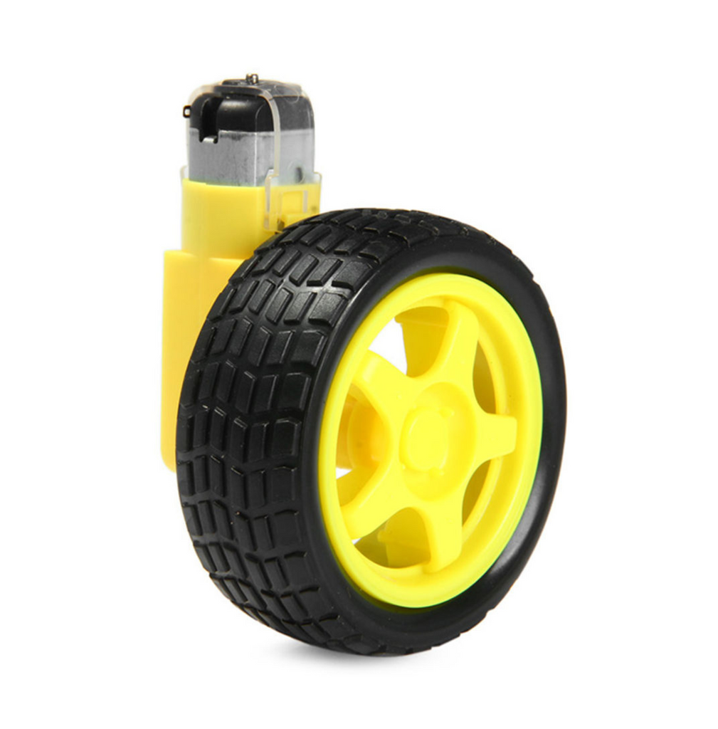 Motor + Wheel Robot Smart Car Set AD015=AD013+AD014