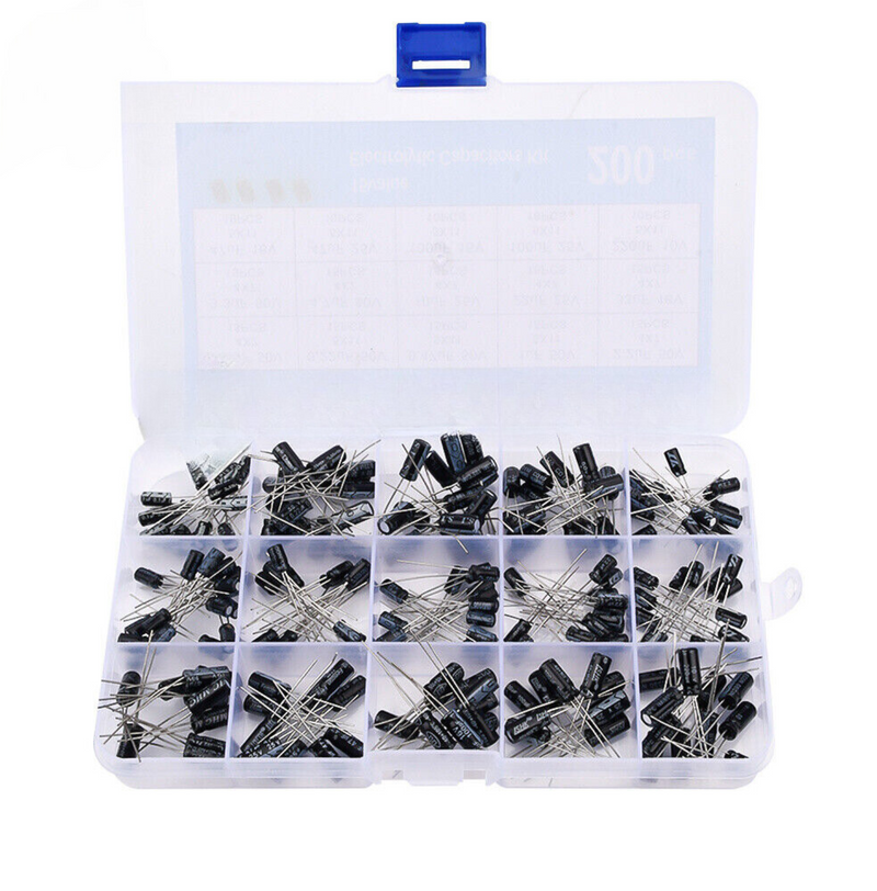 200PCS Electrolytic Capacitors 0.1uf 50V-220uF 10V Kit