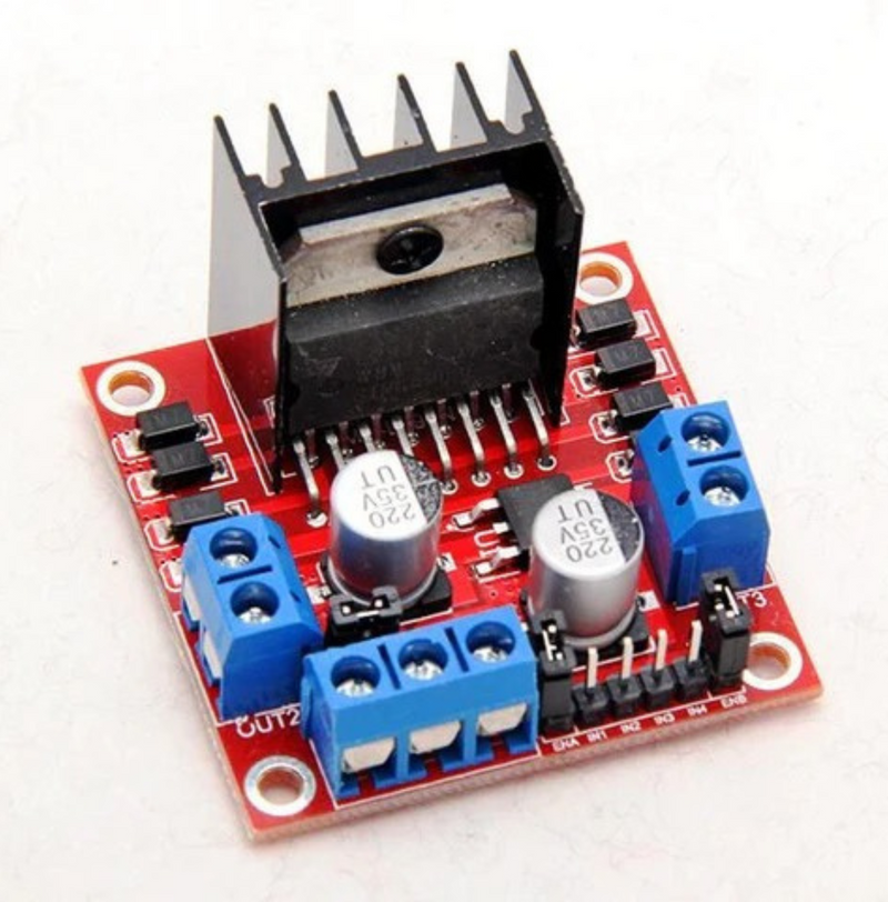 L298N 5V Motor Driver Board Red