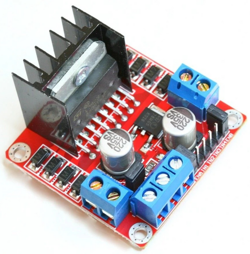 L298N 5V Motor Driver Board Red