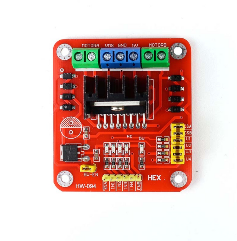 L298N Dual H Bridge DC Stepper Motor Driver Board