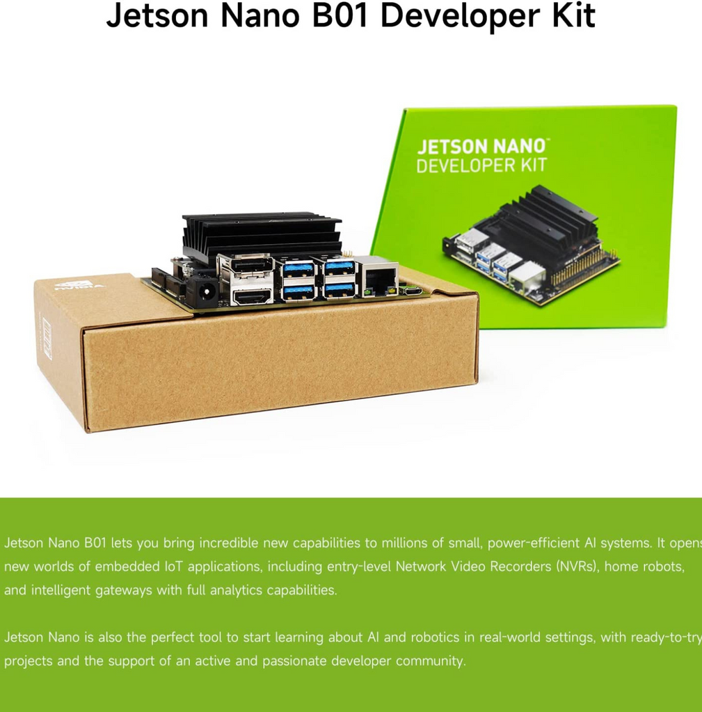 NVIDIA Jetson Nano Developer Kit -B01 (4GB) - AI & Robotics UAE NVIDIA Jetson Nano Developer Kit -B01 (4GB) - AI & Robotics UAE