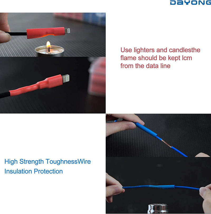 530pcs Colorful Heat Shrink Tubing Insulation Set