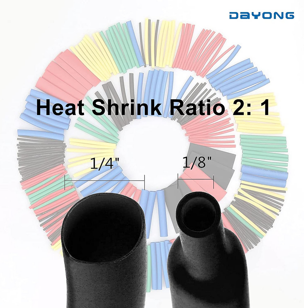 530pcs Colorful Heat Shrink Tubing Insulation Set