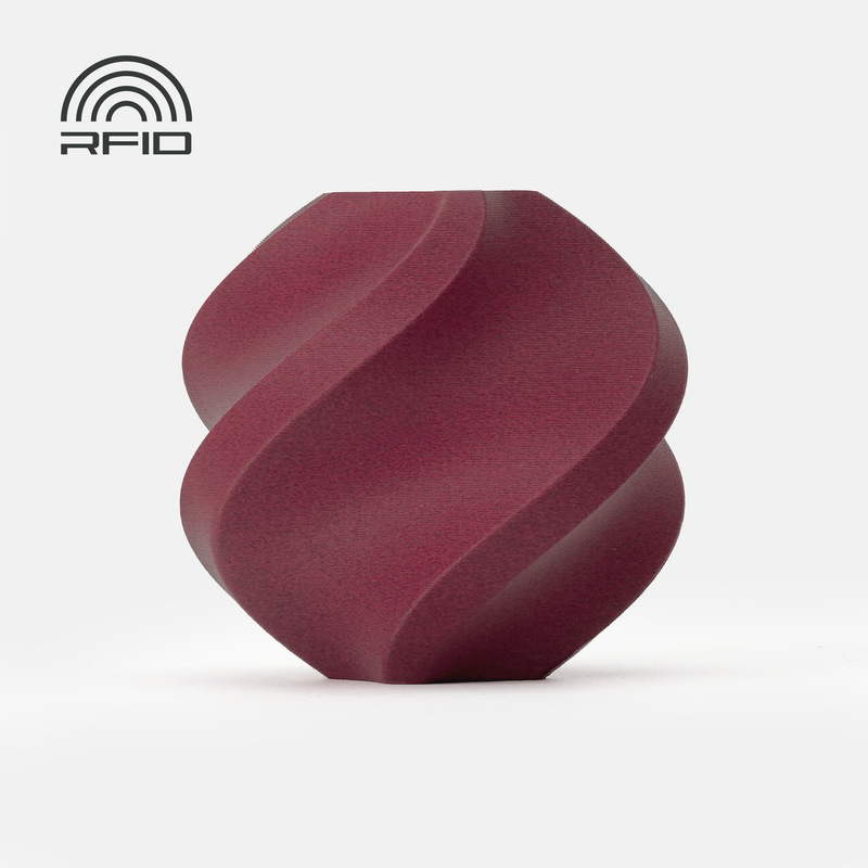 Bambu PLA-CF-Burgundy Red- with Bambu Reusable Spool