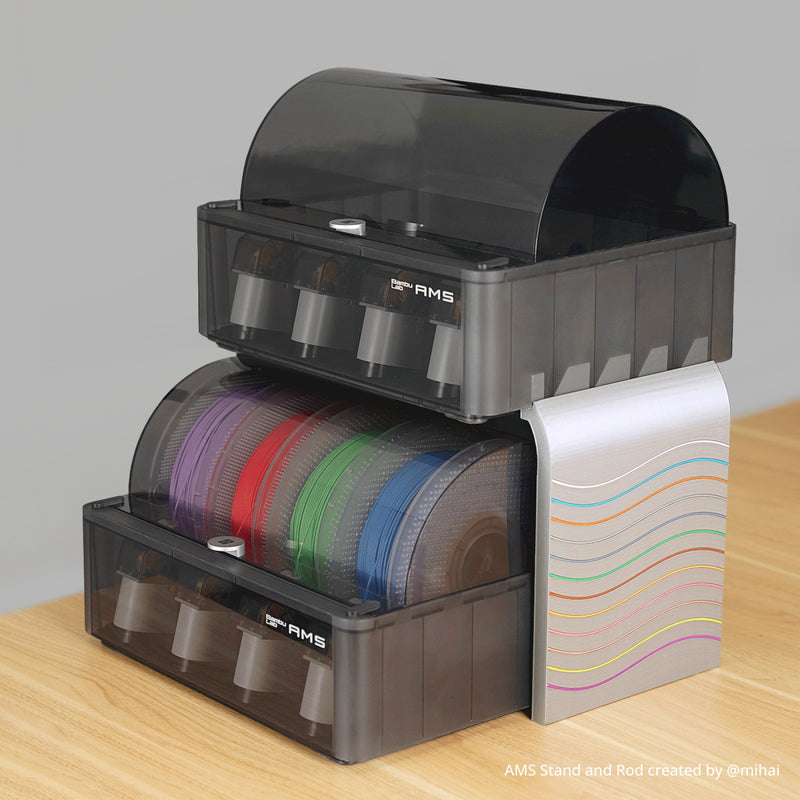 Bambu Lab AMS multi filament system for advanced 3D printing in UAE