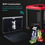 Close-up of FlashForge Finder 3.0 print head and precision motion system in UAE