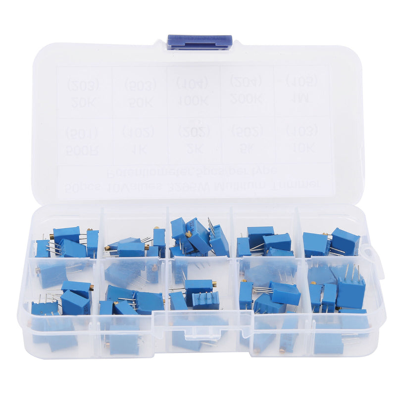 50PCS 3296W Adjustable Resistance Kit