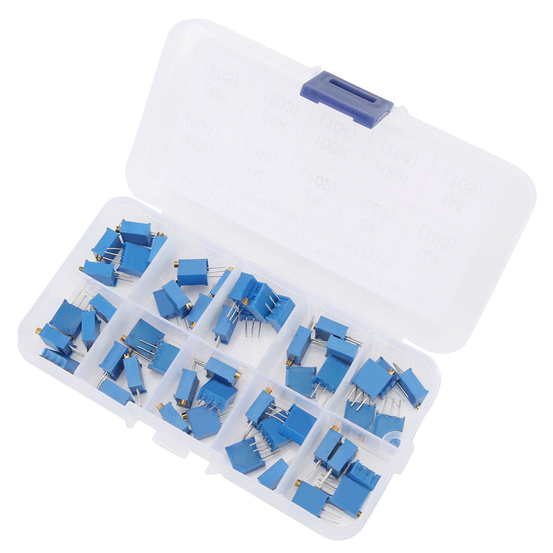 50PCS 3296W Adjustable Resistance Kit